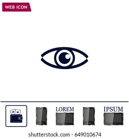 Eye icon. Vector