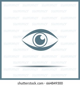 Eye icon - vector