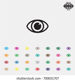 Eye icon. Vector
