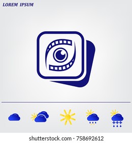 Eye icon - vector
