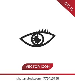 Eye icon vector