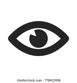 Eye icon vector
