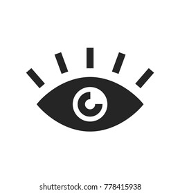Eye icon vector