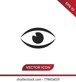 Eye icon vector