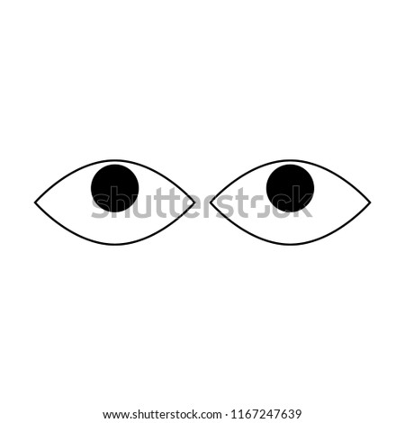 eye icon vector