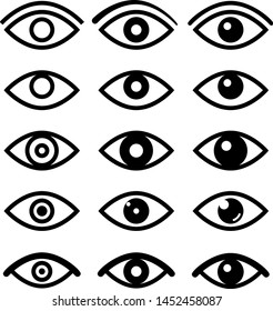 Eye Icon Vector art Illustration