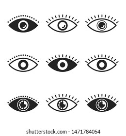 Eye Icon Vector art Illustration