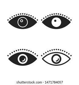 Eye Icon Vector art Illustration