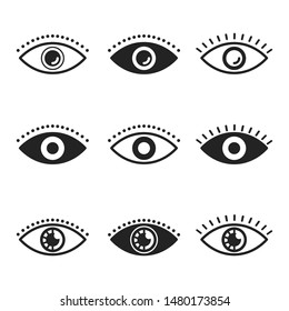 Eye Icon Vector art Illustration