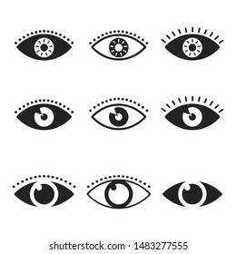 Eye Icon Vector art Illustration.