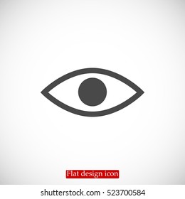 eye icon, vector best flat icon, EPS
