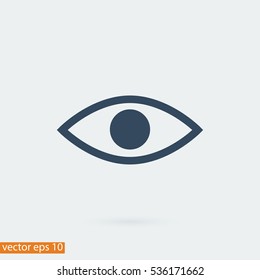 eye icon, vector best flat icon, EPS