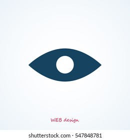 eye icon, vector best flat icon, EPS