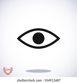 eye icon, vector best flat icon, EPS