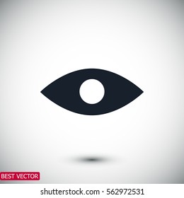 eye icon, vector best flat icon, EPS