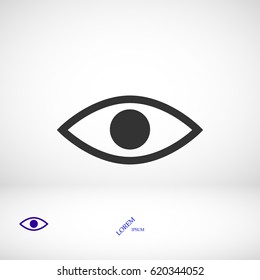 eye icon, vector best flat icon, EPS