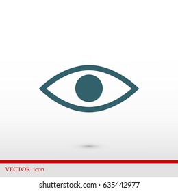 eye icon, vector best flat icon, EPS