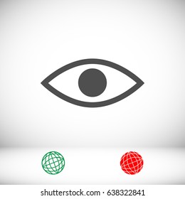 eye icon, vector best flat icon, EPS