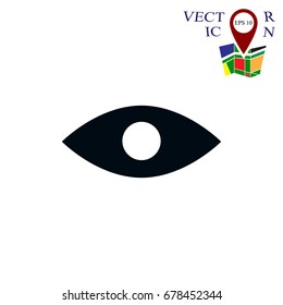 eye icon, vector best flat icon, EPS