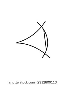 eye icon, vector best line icon.
