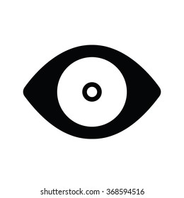 Eye icon - vector black icon