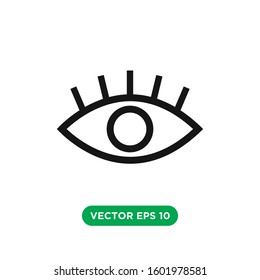 eye icon vector concept design template