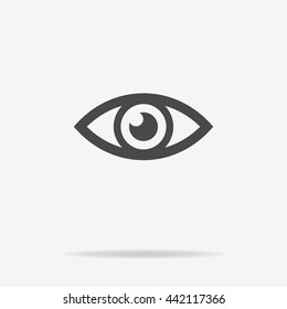 Eye icon. Vector concept illustration for design.