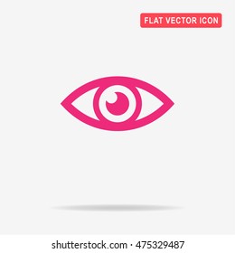 Eye icon. Vector concept illustration for design.
