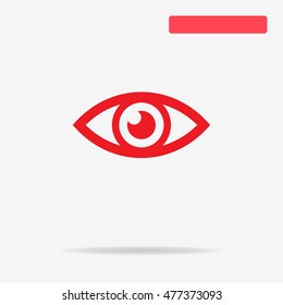 Eye icon. Vector concept illustration for design.