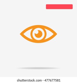 Eye icon. Vector concept illustration for design.