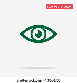 Eye icon. Vector concept illustration for design.