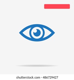 Eye icon. Vector concept illustration for design.