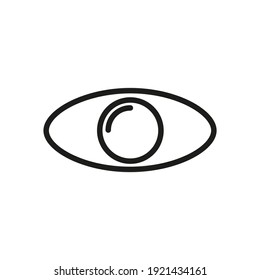 eye icon. eye vector design