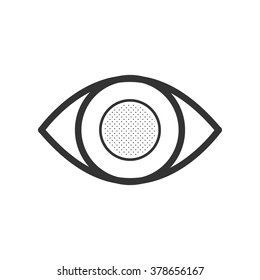 Eye icon vector design