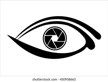 Eye icon vector design