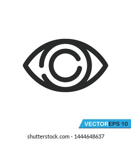 eye icon vector design illustration