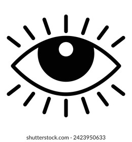 Eye icon vector design, illustration design