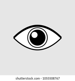 Eye icon vector design isolated