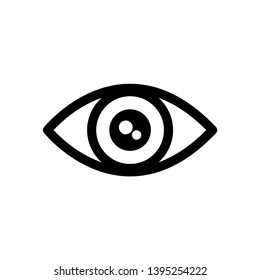 eye icon vector design template