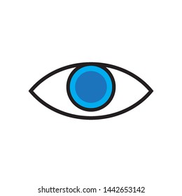 eye icon vector design template