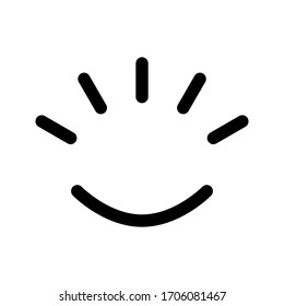 Eye Icon Vector Design Template on white background