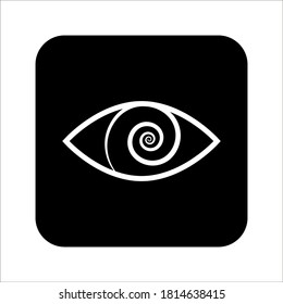 Eye Icon Vector Design Template on background