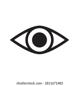 Eye Icon Vector Design for web