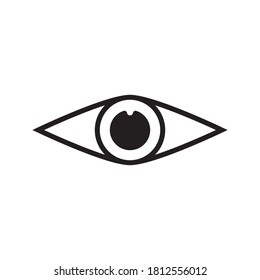 Eye Icon Vector Design for web