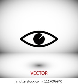 Eye icon, Vector EPS 10 illustration style