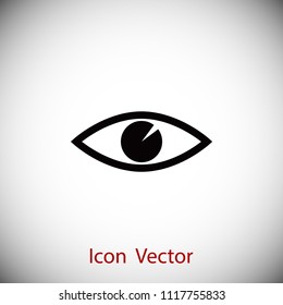 Eye icon, Vector EPS 10 illustration style