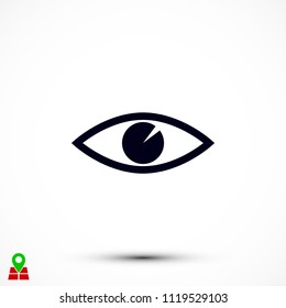 Eye icon, Vector EPS 10 illustration style