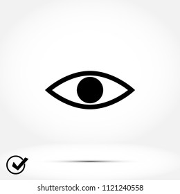 Eye icon, Vector EPS 10 illustration style