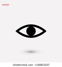 Eye icon, Vector EPS 10 illustration style