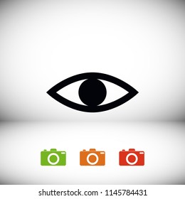 Eye icon, Vector EPS 10 illustration style